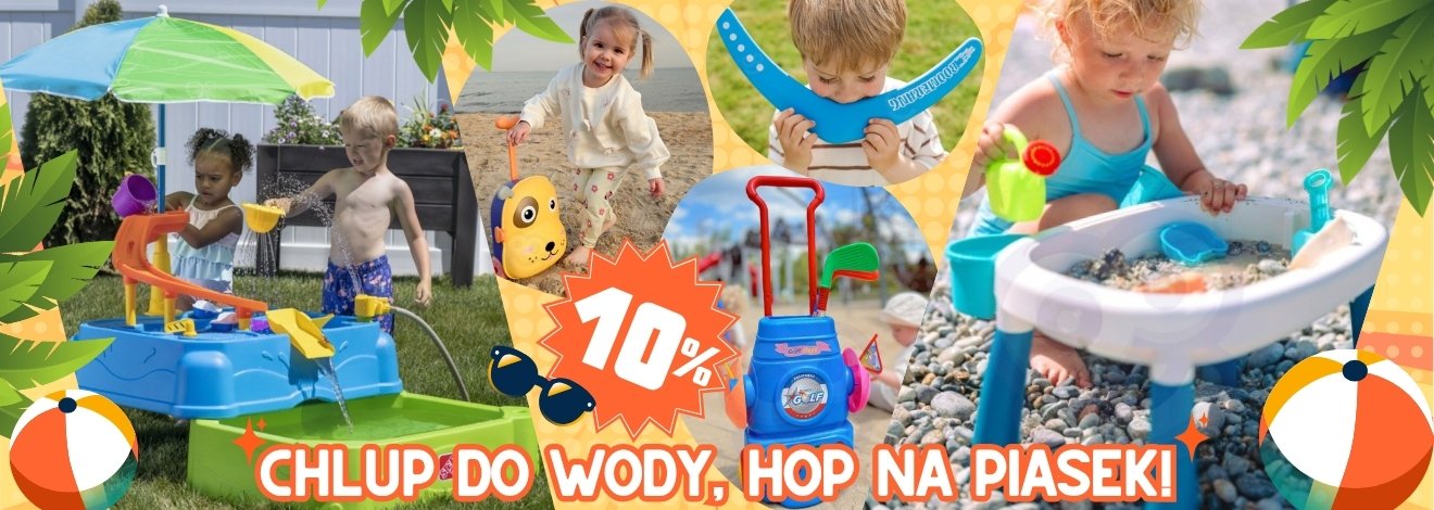 -10% ZABAWKI WODNE I DO PIASKU